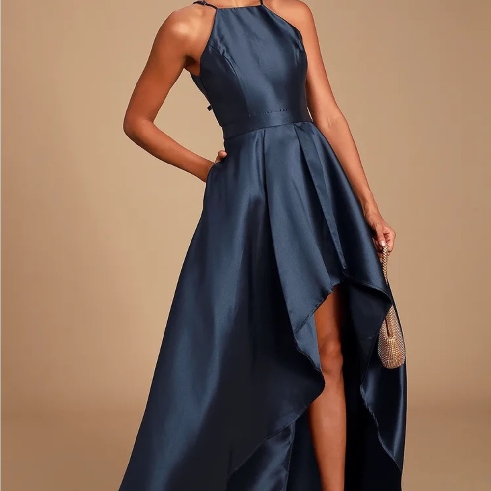 Lulus Broadway show high low prom dress